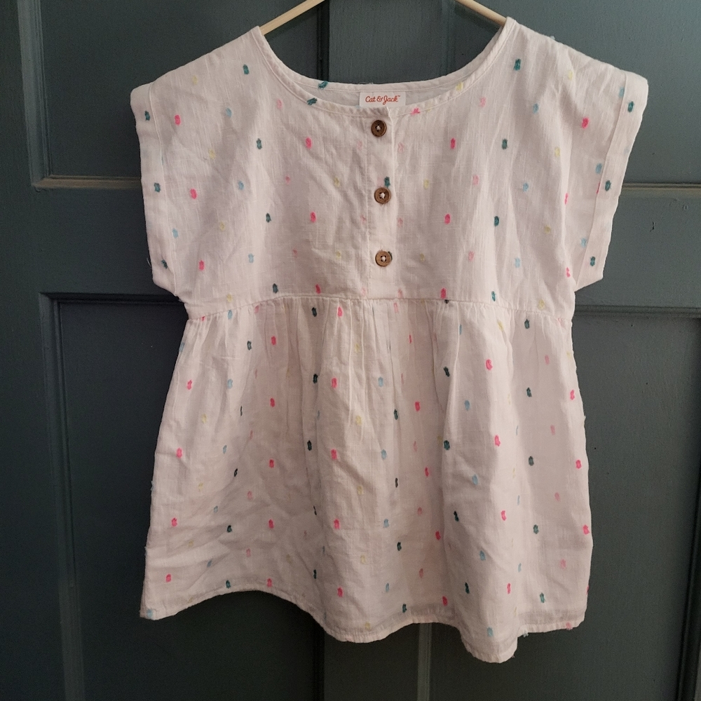 Cat & Jack Girls Top Size L 10-12. NWOT.